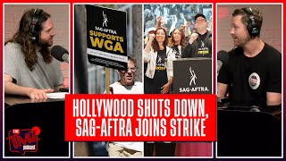 Hollywood Shuts Down: SAG Actors Join Writers On Strike | The TMZ Podcast