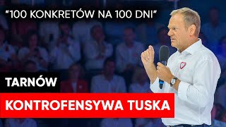 Rewolucja w pensjach i emeryturach. Tusk przedstawił plan || Konwencja programowa KO w Tarnowie