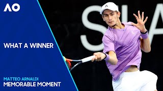 Matteo Arnaldi with a Breathtaking Winner | Australian Open 2024