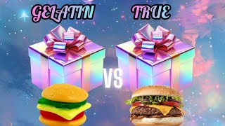 أختر هديه وشوف حظك🎁!! CHOOSE YOUR GIFT BOX 🎁!! TRUE VS GELATIN