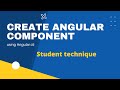 Create Angular Components Using angular CLI | How to create Component in Angular 12