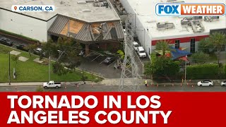 Tornado Causes Damage in Los Angeles County, CA