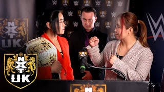 Meiko Satomura and Sarray hold a press conference ahead of title match: NXT UK, July 28, 2022