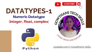 Lecture-7: Python Datatypes (Part1: Numeric Datatype)