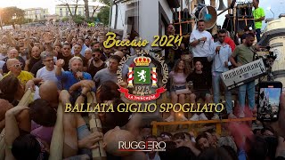 NOLA FESTA DEI GIGLI - GIGLIO SPOGLIATO BECCAIO 2024 FAM. DI NUNZIO - PARANZA  LA TRINCHESE 🇺🇸 👑