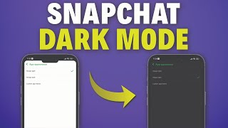 How to Get Snapchat Dark Mode 2024? Snapchat Dark Mode Android iPhone | Dard Mode on Snapchat