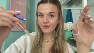 ASMR Mall Brow Threading Kiosk Roleplay 🪡