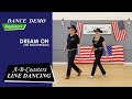 DREAM ON - Line Dance Demo & Walk Through