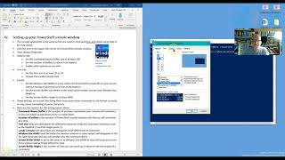 Set up Powershell console