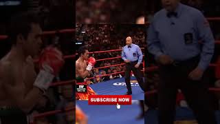 Manny Pacquiao vs Erik Morales 1 (Round 5 Highlights) #shorts #mannypacquiao #erikmorales