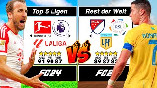 TOP 5 Ligen All-Stars vs Rest der Welt All-Stars in FC 24! 👀🚀