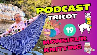 Tricot✨1er Podcast de 2025🌈, Chaussettes Ours🐻, Châle facile😉...Achats utiles, du blabla💋 Podcast#19