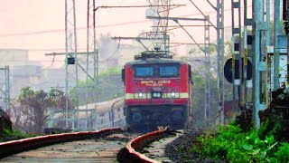 HeavyWeight ET WAP4 tackles Gradient \u0026 Curve with 12107 LTT - Lucknow Jn. SuperFast Express