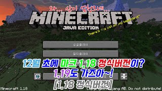 12월 초에 마크 1.18 정식버전이다~! 내년 1.19도 가즈아~! [마인크래프트 1.18 업데이트 리뷰]