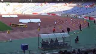 男子4×100mR予選3組 法政大 40.21 2012日本陸上競技選手権リレー