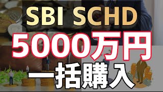 【SBI SCHDに5000万円を一括投資してみた結果】老後資金の最適解となるのか？