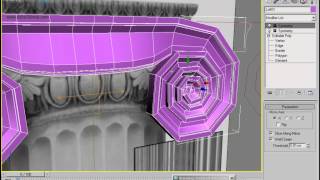 Modeling Classic Column HD , 3ds Max tutorial