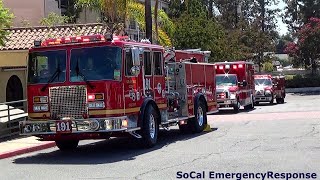 LACoFD NEW Engine 191, Squad 191, La Habra 1 Responding \u0026 Transporting