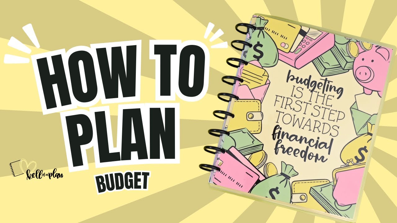 How To Plan Budget Planner Youtube