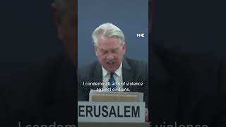 Top UN diplomat voices concerns about Israeli settlements and violence to Security Council