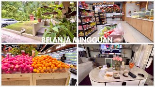 Aktivitas keseharian ibu rumah tangga di rumah,grocery shopping,belanja mingguan,stock sayuran,buah