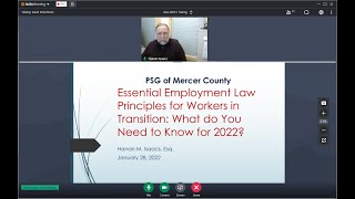 Essential Principles of Employment Law for Workers or Those in Transition - Hanan Isaacs: 2022-01-28