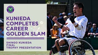 Shingo Kunieda Completes Career Golden Slam | Wimbledon 2022