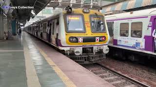 Mulund Railways Station Mumbai ll Mumbai Local Train Arrival and Departure from Mulund  Station