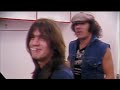 ac dc malcolm and angus backstage 1983