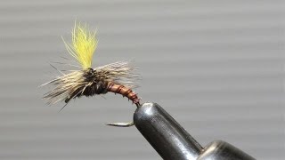 Fly Tying / Turkey Biots mahogany Body Parachute hackle - パラシュート ハックル フライタイイング