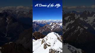 A DREAM OF THE ALPS | INSPIRATIONAL VIDEO OF ALPS SNOWY MOUNTAINS | #shorts