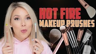 Hot Fire Makeup Brushes \u0026 Tools | Lustrelux