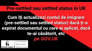 How to update your pre-settled status or settled status - EU Settlement scheme