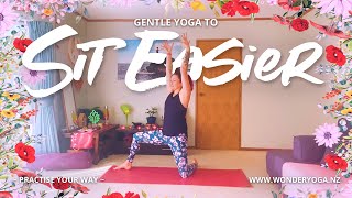 YOGA to SIT EASIER // Zoom video // Wonder Yoga