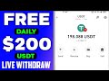 Usdt Mining Miner Withdrawal ● Usdt Mining app ● Free Usdt Mining Site ● Earn Usdt ● Free Usdt Daily