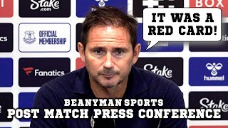 'I'm surprised it hasn't gone to VAR. It was a RED CARD!' | Everton 0-0 Liverpool | Frank Lampard