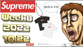 【Supreme】シュプリーム 22fw WEEK8 レギュラーアイテム解説など【まさかの BOXロゴT 】