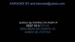 MAIN DIL TU DHADKAN KARAOKE KISHORE KUMAR ADHIKAAR