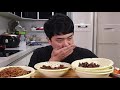 짜장면 5그릇 도전 할 수 있는 먹방asmr mukbang jjajangmyeon 5 bowls challenge eating show real sounds gyuntv