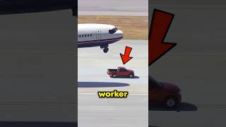 Airport Worker Risks Life To Save Airplane
