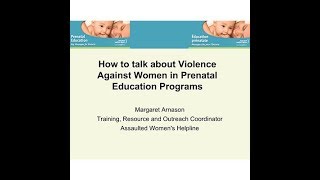 W12-E Webinar - How to talk about abuse in prenatal education classes