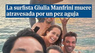 La surfista Giulia Manfrini muere en Indonesia atravesada por un pez aguja