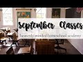 September Classes @ Heavenly Minded Homeschool Academy // Virtual Co-Op // Kingergarten-High School