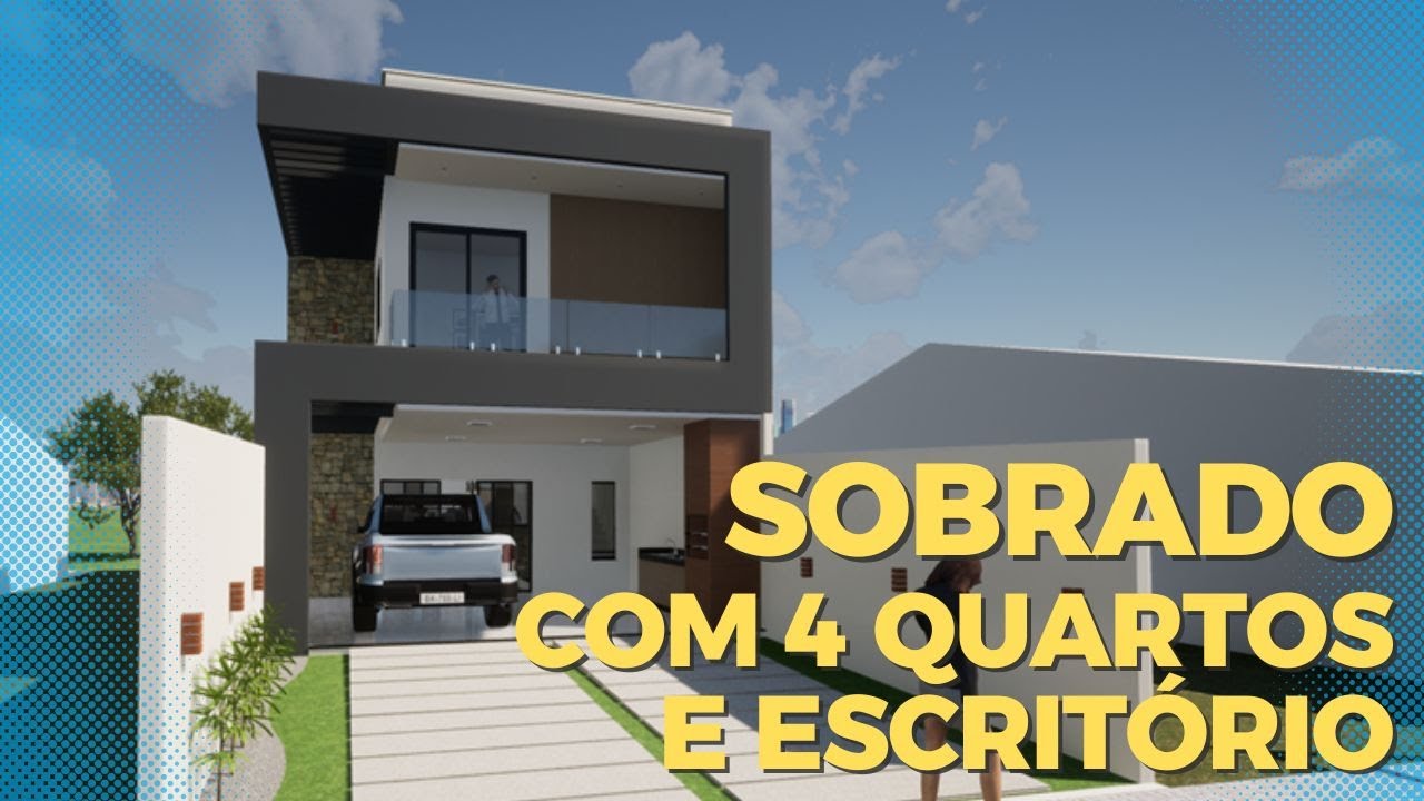 Sobrado, 4 Quartos, 206 M², Terreno 6,5m X 25m - YouTube