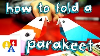 How To Fold An Origami Bird (Parakeet)