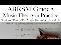 ABRSM Grade 2 Music Theory Section C Part 1 The Major Keys of A, Bb and Eb with Sharon Bill