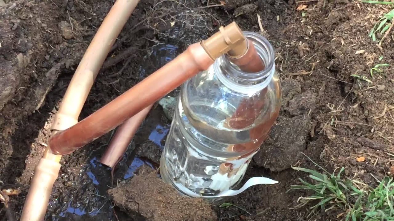 Drip Irrigation Test In The Field Youtube