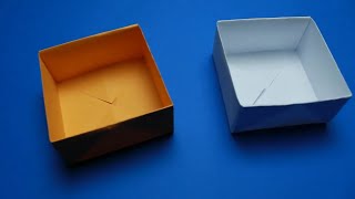 Come fare una scatola di carta. Scatola di origami