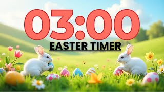 3 Minute Easter Timer 🐣 | Cheerful Spring Countdown with Music