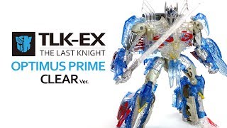 KL變形金剛玩具分享247 日本7-11限定 TLK-EX 透明 柯博文 The Last Knight Optimus Prime Clear Version